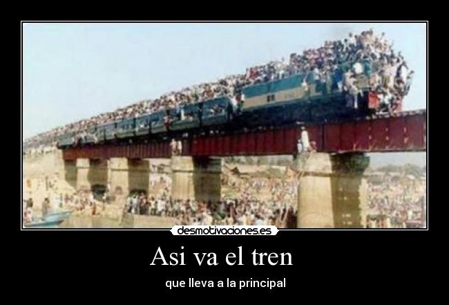 Asi va el tren - que lleva a la principal