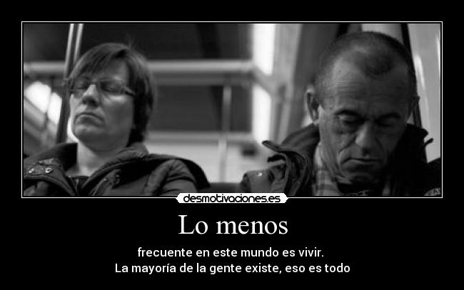 Lo menos - 