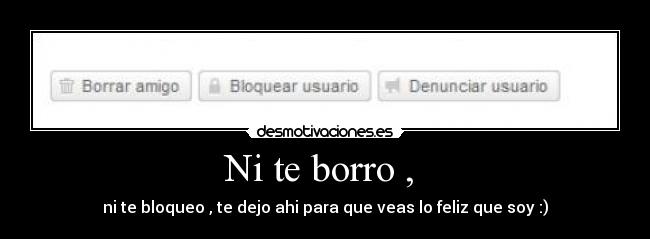 Ni te borro , -