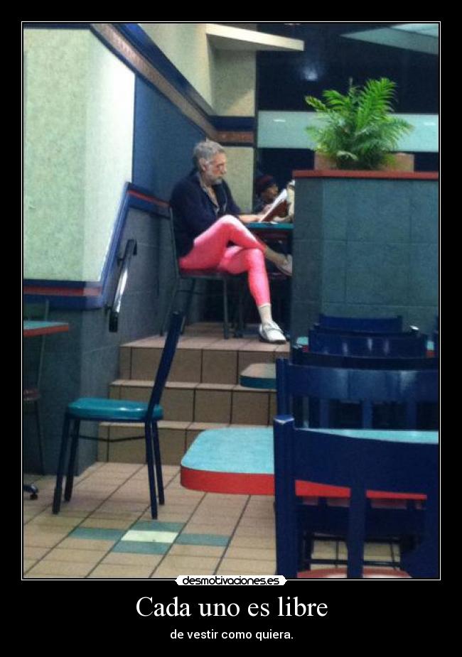 carteles cada uno libre desmotivaciones