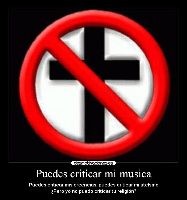 carteles musica ateismo desmotivaciones