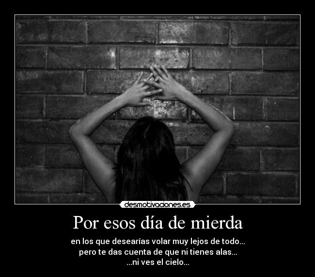 Por esos día de mierda - 