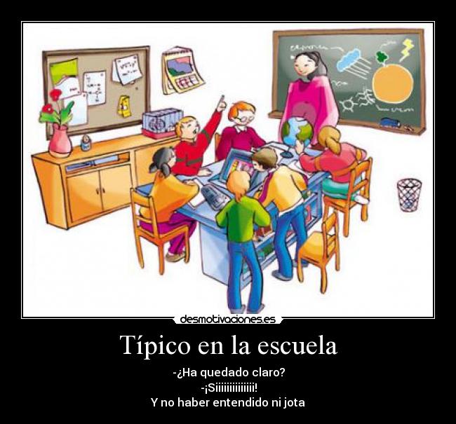Típico en la escuela - 