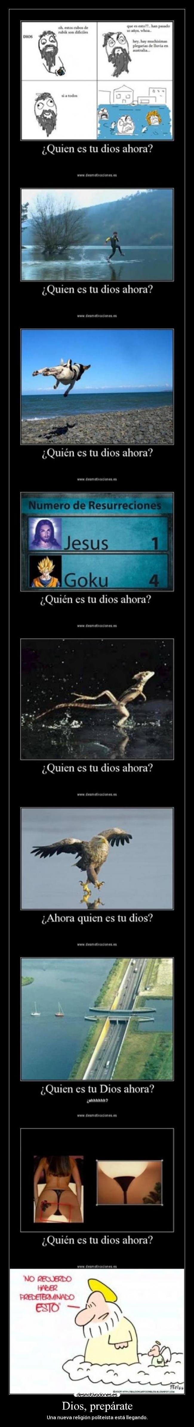 Dios, prepárate - Una nueva religión politeísta está llegando.