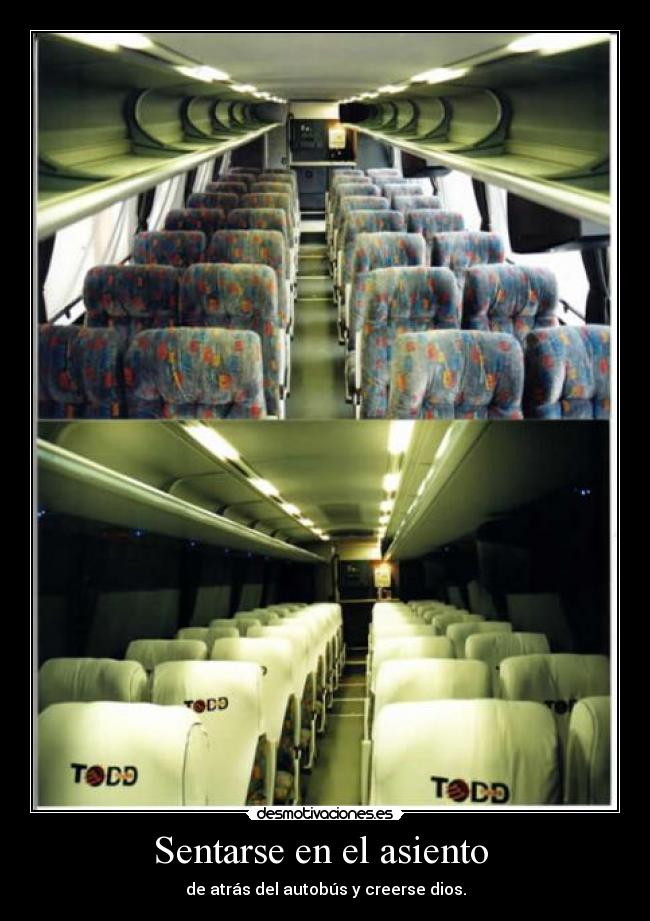 Sentarse en el asiento  - 