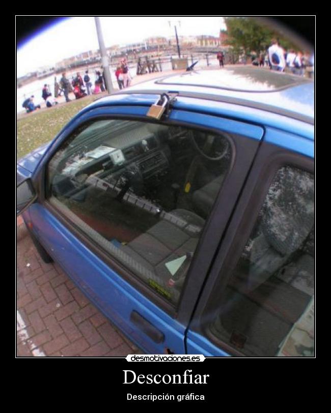 Desconfiar - Descripción gráfica