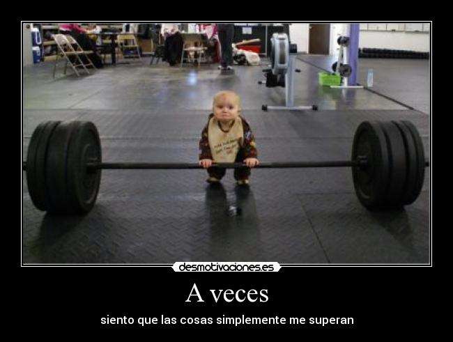 carteles nino pesas superar desmotivaciones