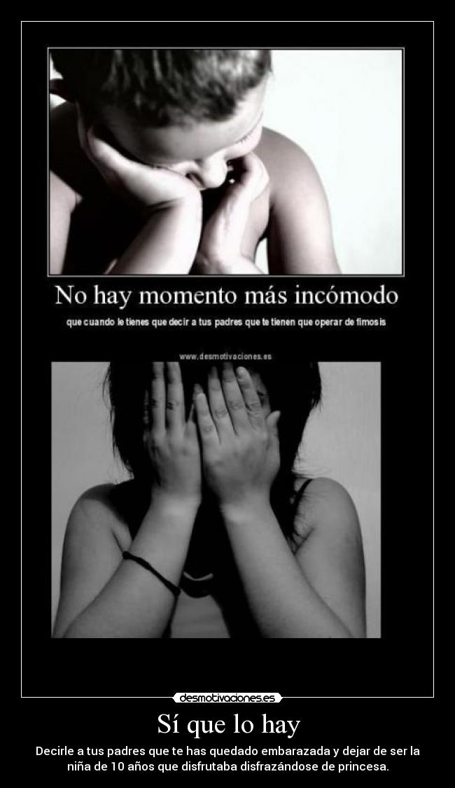 carteles embarazo fimosis respuesta padres princesa desmotivaciones