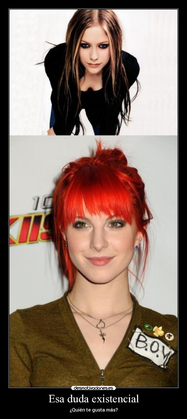 Esa duda existencial - ¿Quién te gusta más?