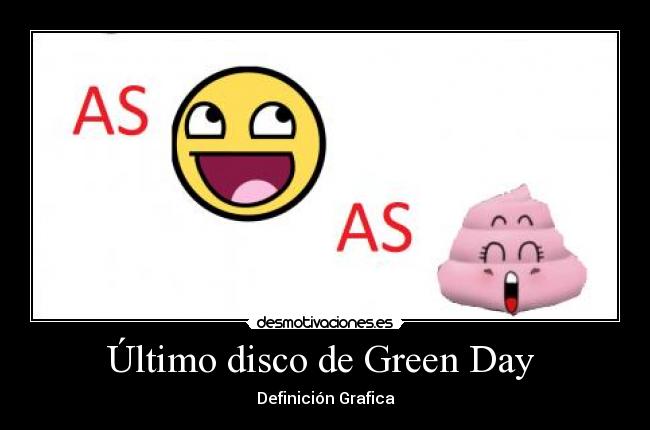 Último disco de Green Day  - Definición Grafica