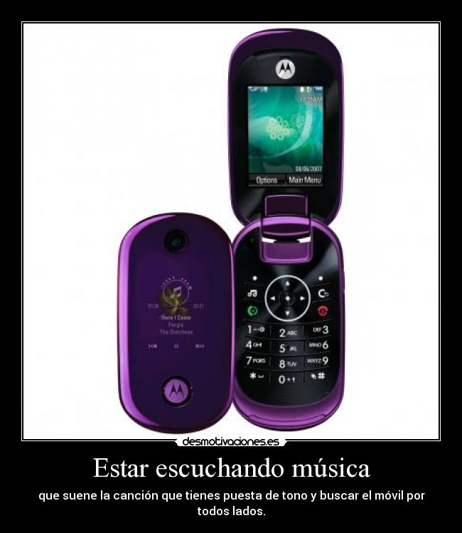 Estar escuchando música - 