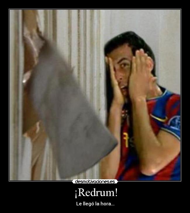 carteles redrum desmotivaciones