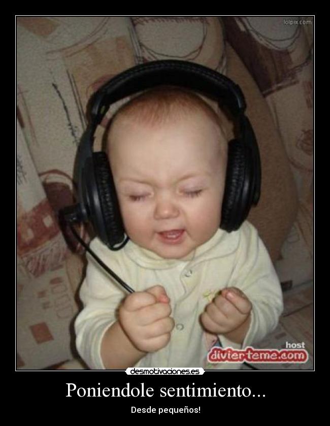 Poniendole sentimiento... -