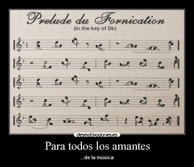 Para todos los amantes - ...de la música