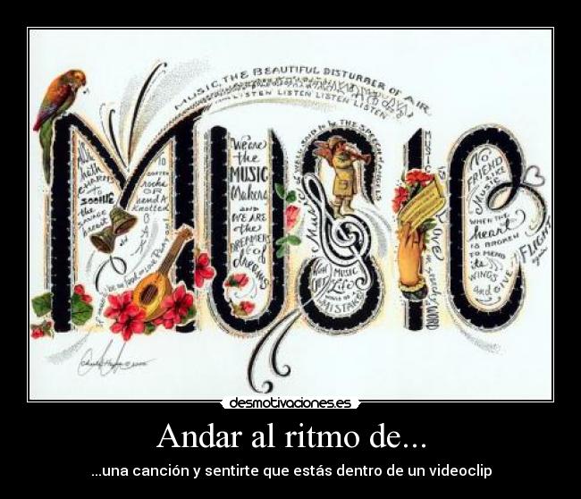 Andar al ritmo de... -