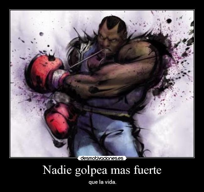 Nadie golpea mas fuerte - 
