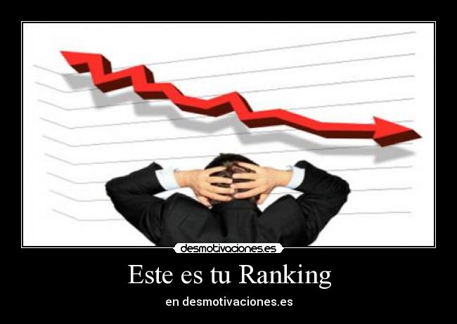 Este es tu Ranking - en desmotivaciones.es