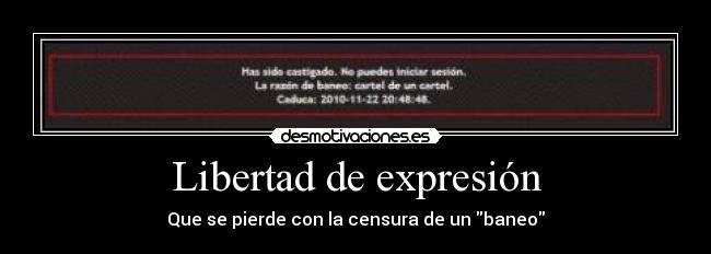 Libertad de expresión -