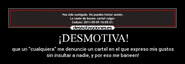 ¡DESMOTIVA! -