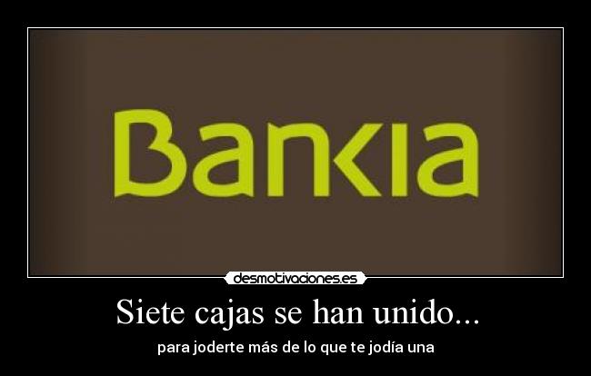 Siete cajas se han unido... - 