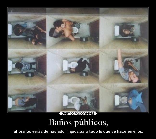 Baños públicos, -