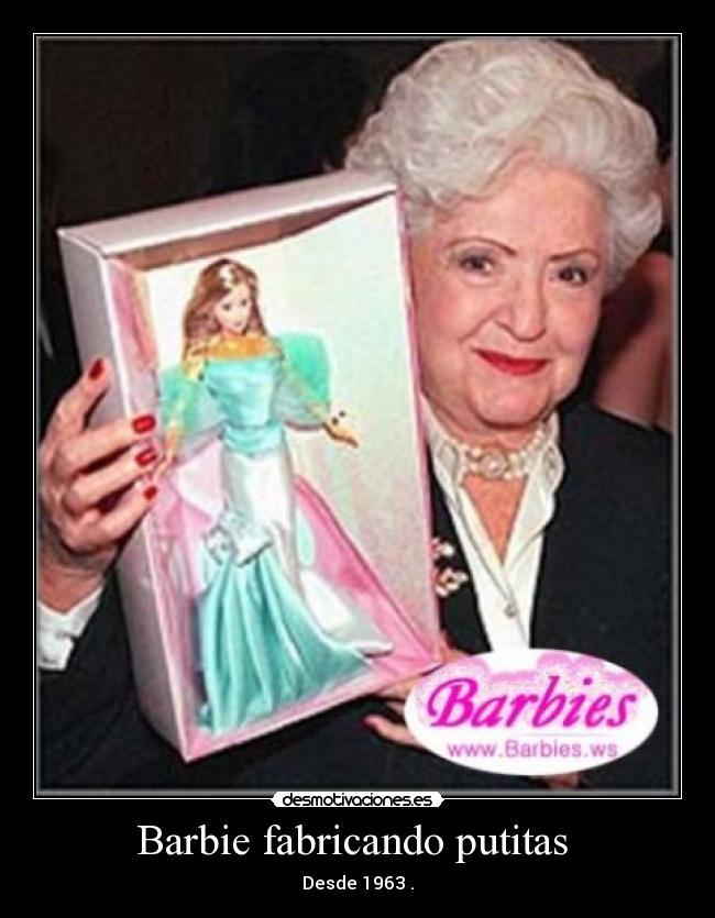 Barbie fabricando putitas -