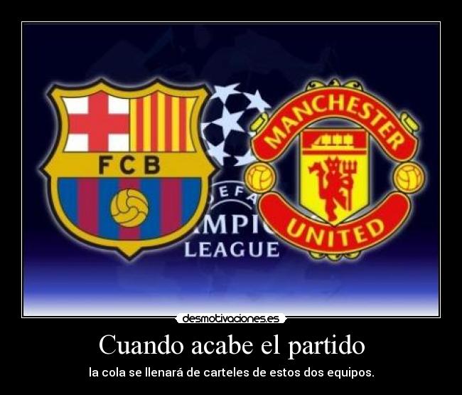 Cuando acabe el partido -