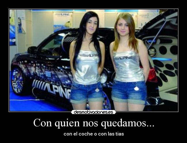Con quien nos quedamos... -
