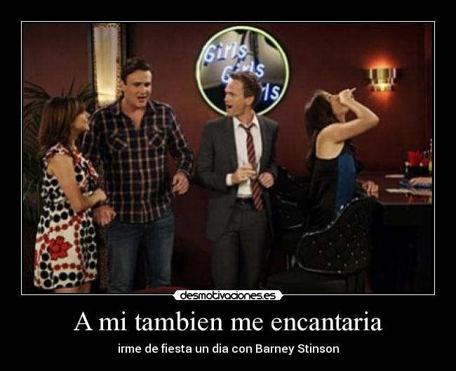 carteles barney fiesta desmotivaciones