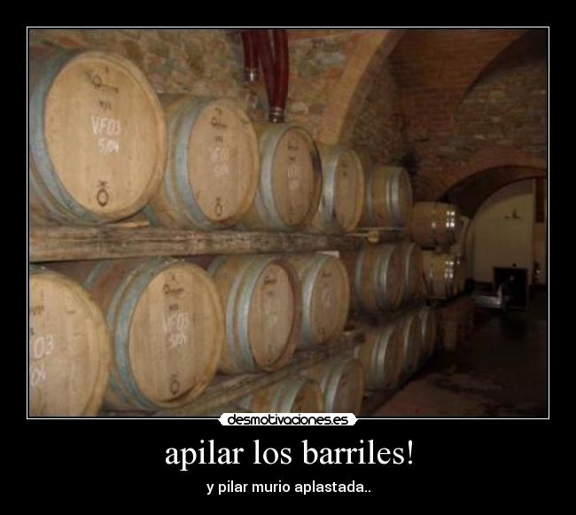 apilar los barriles! - 