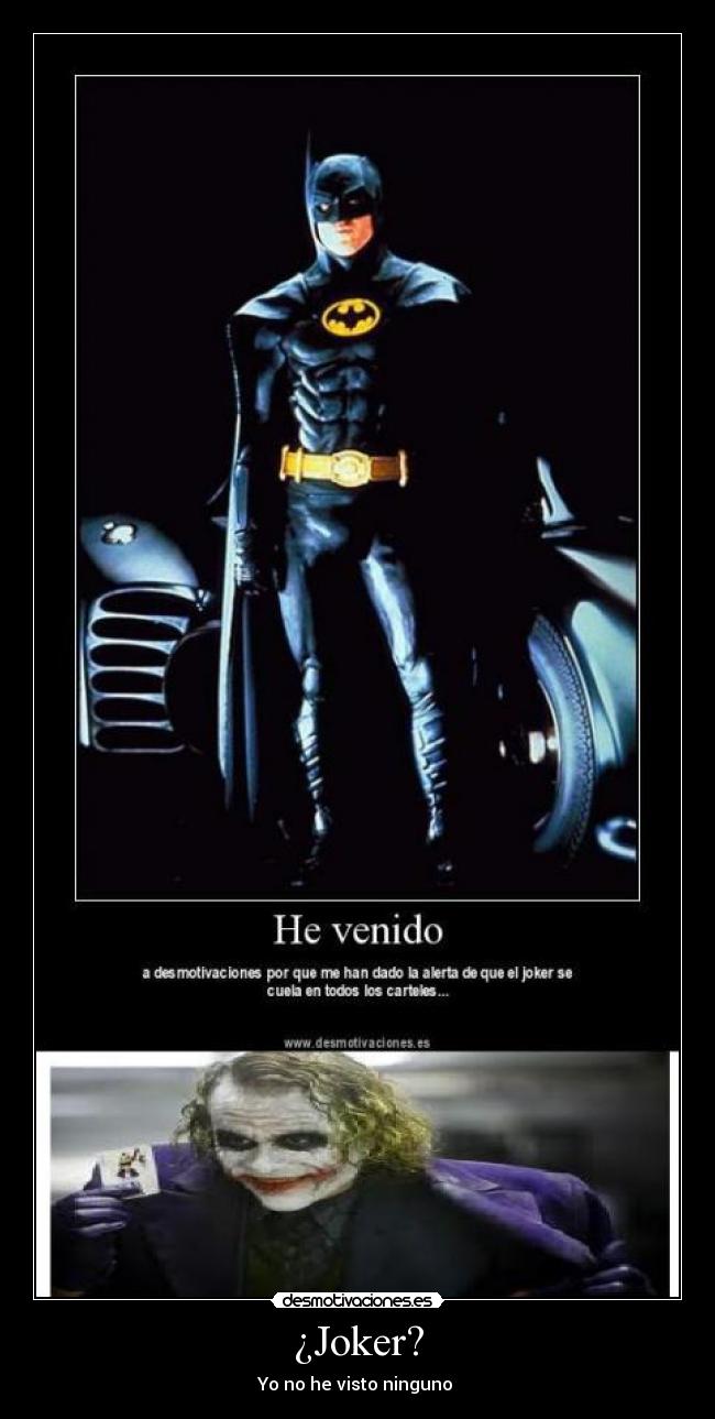 ¿Joker? -