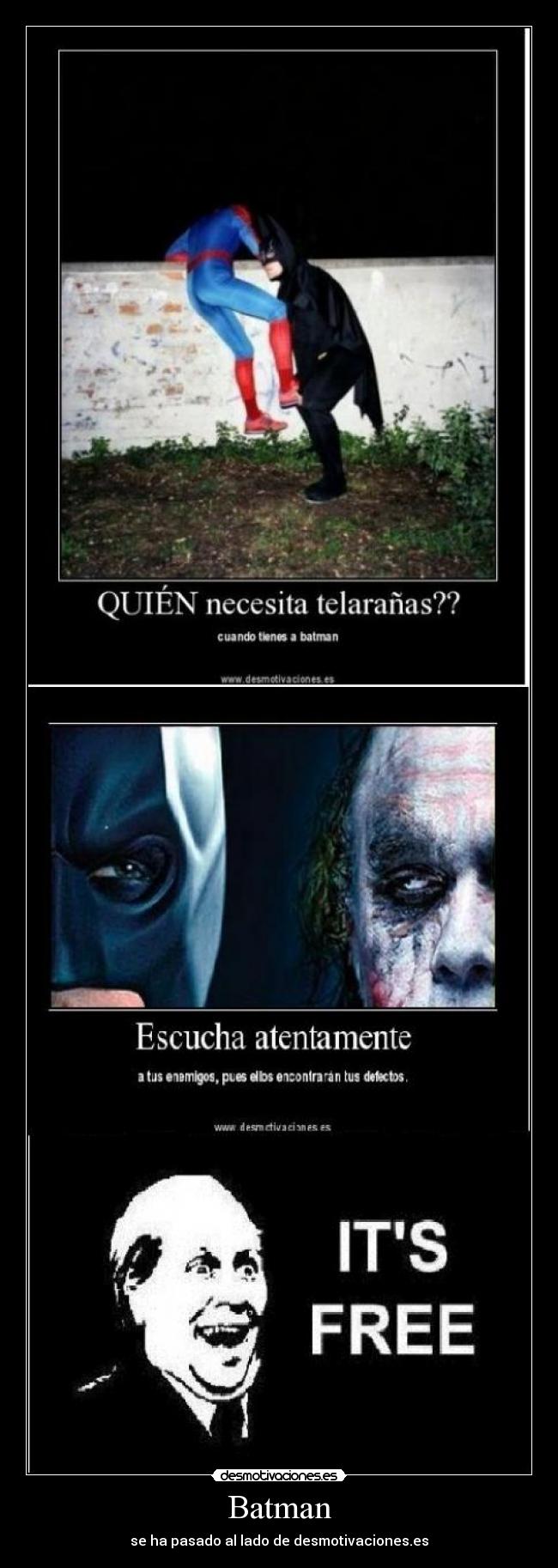 Batman - se ha pasado al lado de desmotivaciones.es