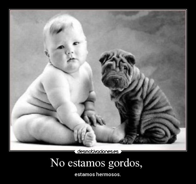 No estamos gordos,  - 