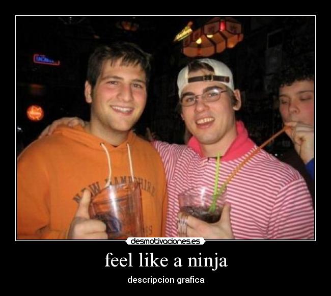 feel like a ninja - descripcion grafica