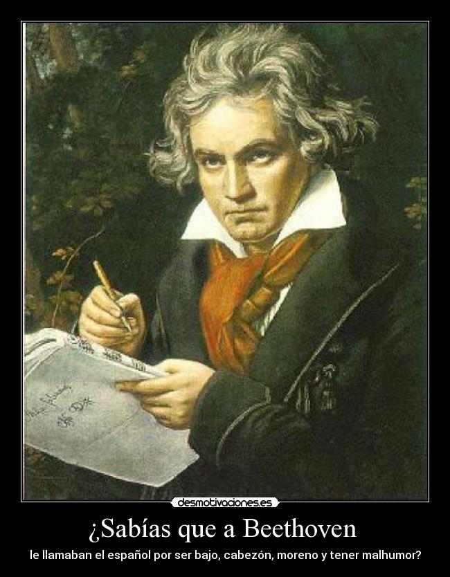 ¿Sabías que a Beethoven -