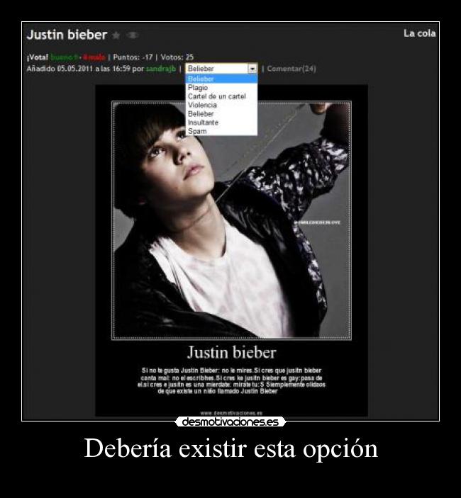 Debería existir esta opción - 