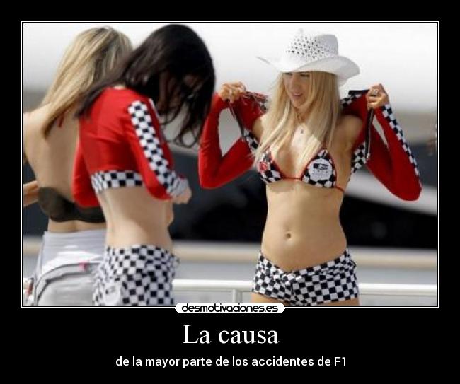 La causa - de la mayor parte de los accidentes de F1
