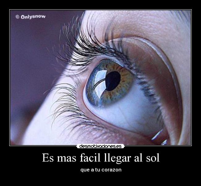Es mas facil llegar al sol -