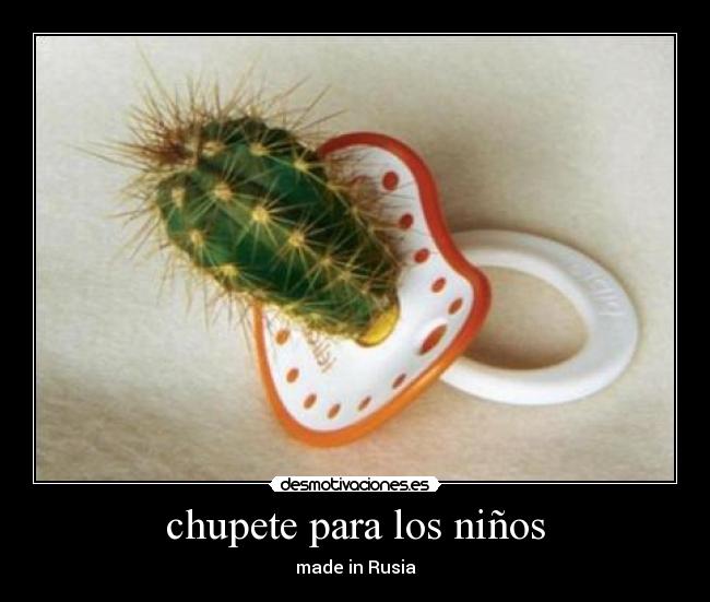 chupete para los niños -