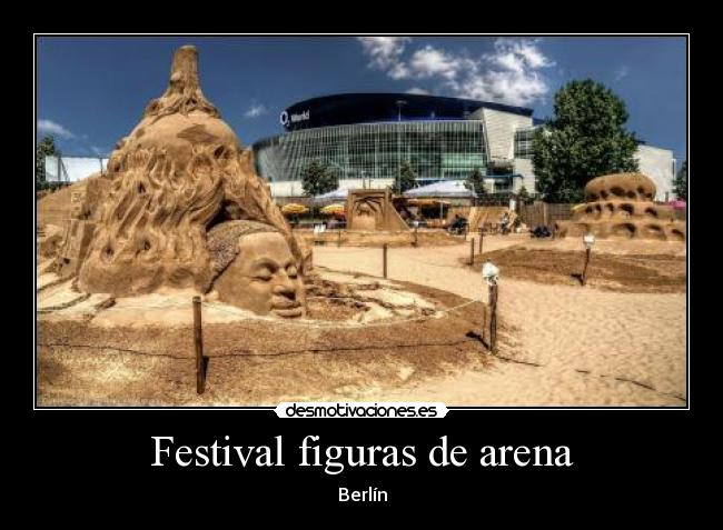 Festival figuras de arena - Berlín