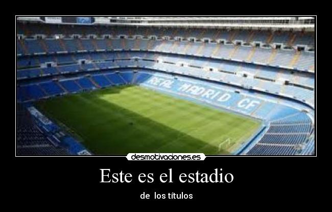 Este es el estadio -
