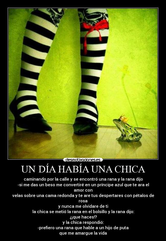 UN DÍA HABÍA UNA CHICA - 