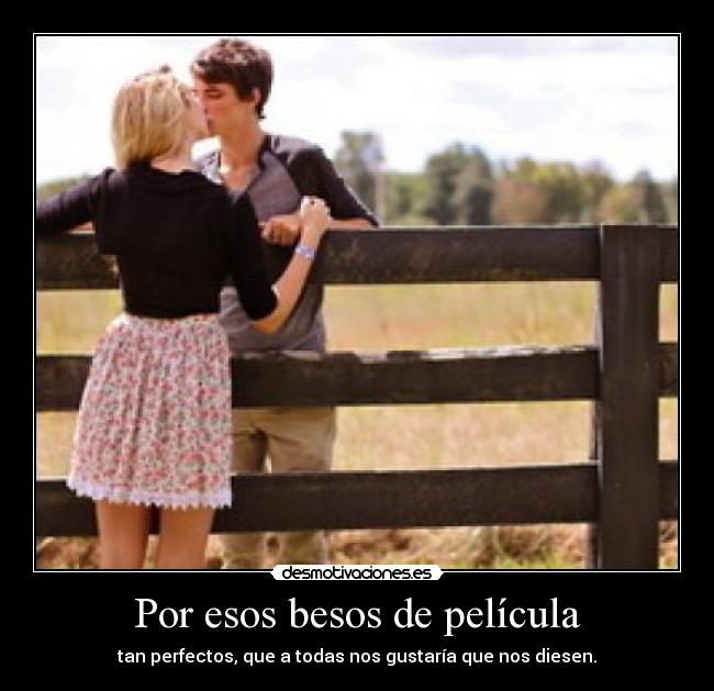 Por esos besos de película - 