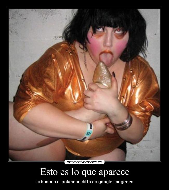 Esto es lo que aparece - si buscas el pokemon ditto en google imagenes