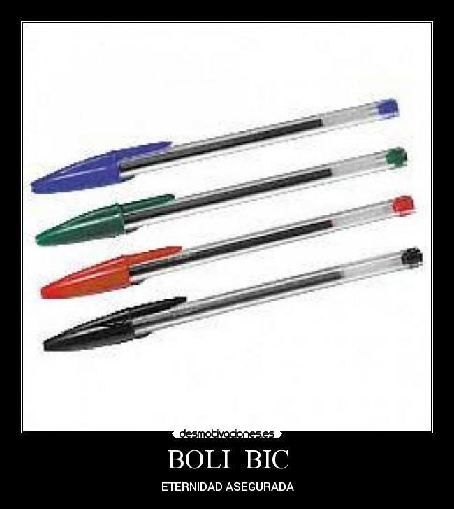 BOLI  BIC - ETERNIDAD ASEGURADA