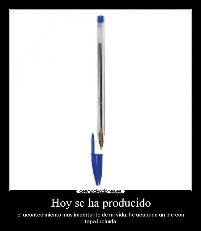 Hoy se ha producido -