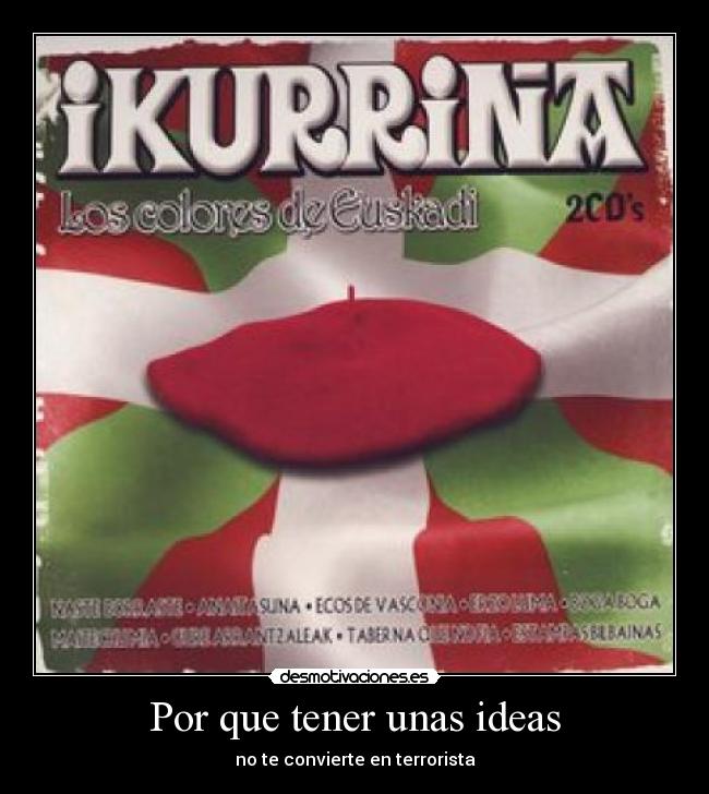 Por que tener unas ideas - no te convierte en terrorista