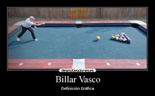 Billar Vasco - Definición Gráfica