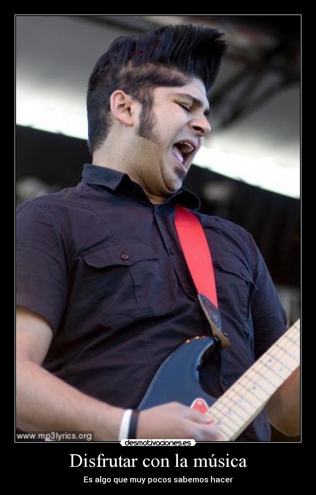 Disfrutar con la música -