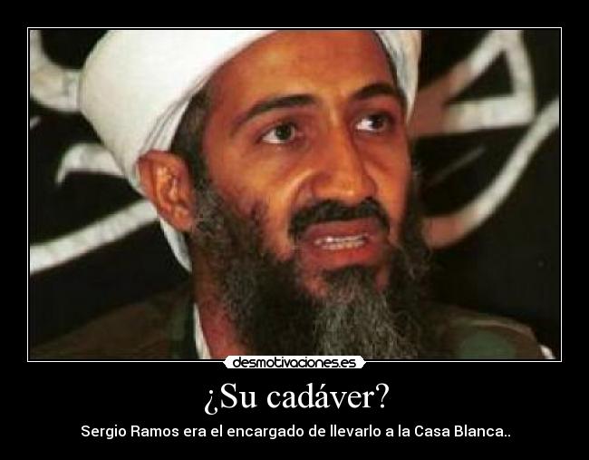 ¿Su cadáver? - 